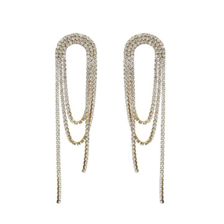 Rose & Camellia oorbellen sparkle glam (kies goud/zilver)