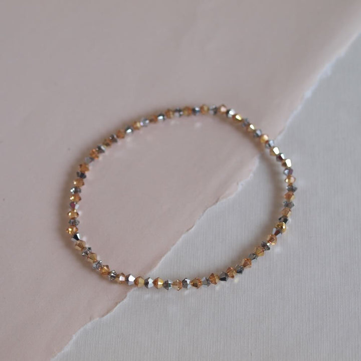 widaro armband bicolor pearls and crystal (kies je armband)