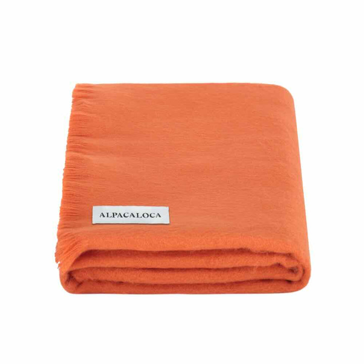 alpaca loca sjaal slim terracotta