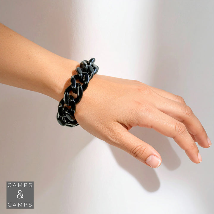 camps & camps armband flat chunky black