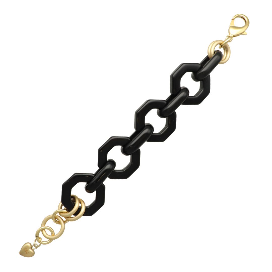 camps & camps armband hexagon bold black
