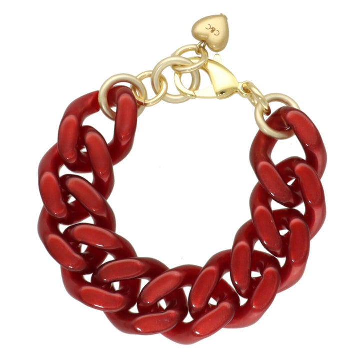 camps & camps armband flat chunky burgundy