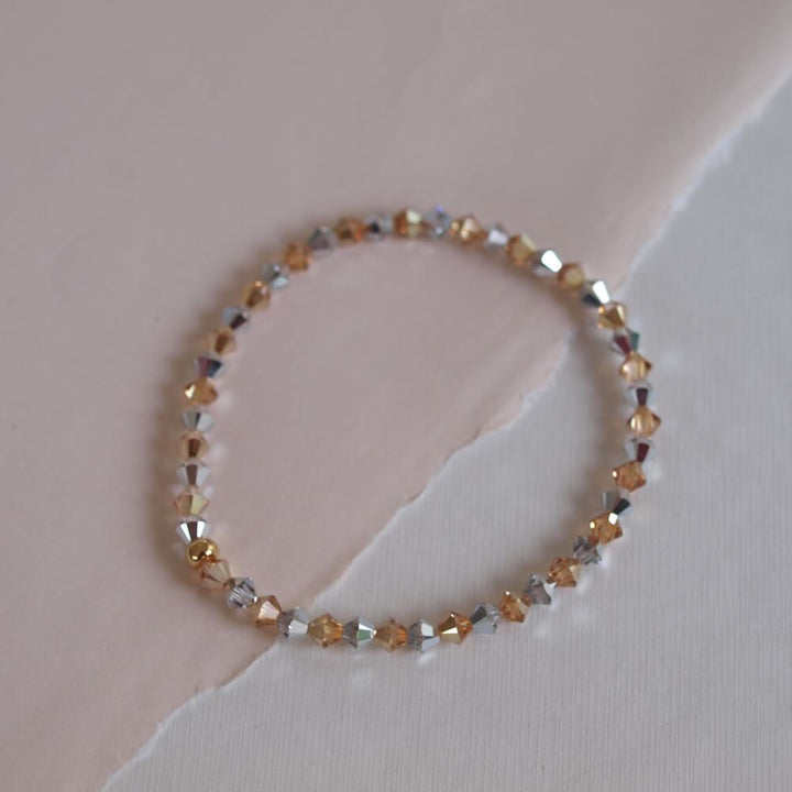 widaro armband bicolor pearls and crystal (kies je armband)