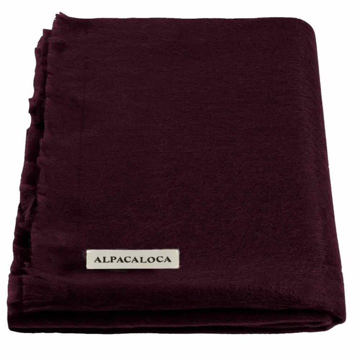alpaca loca sjaal slim wine red