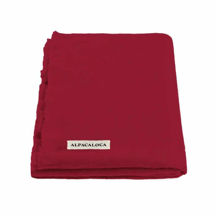 alpaca loca sjaal slim ruby red