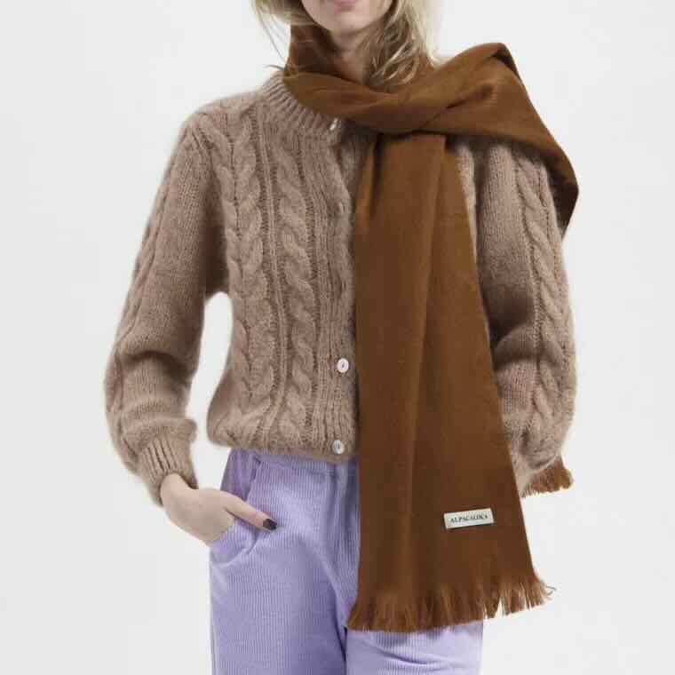 alpaca loca sjaal slim camel
