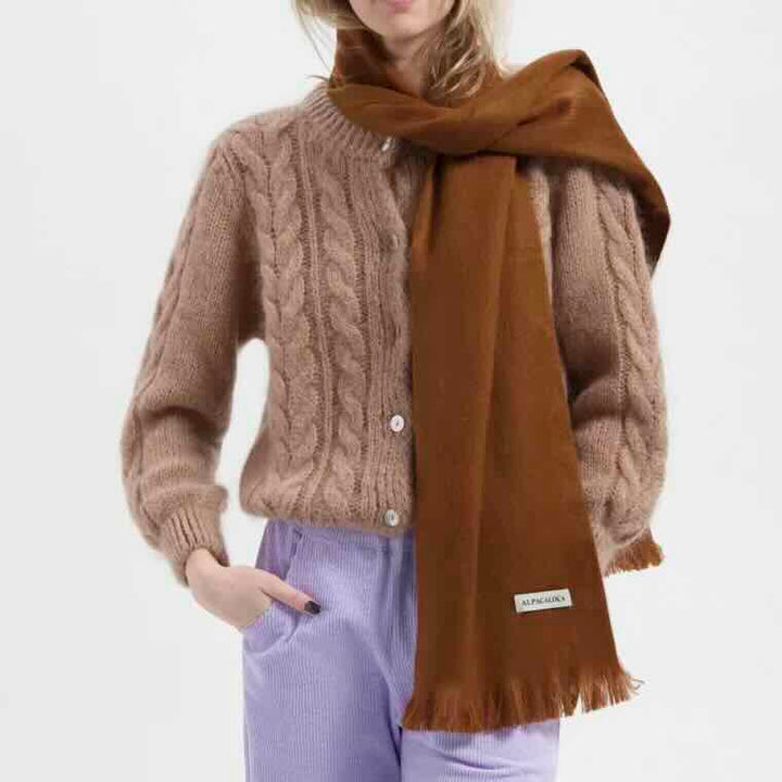 alpaca loca sjaal slim camel