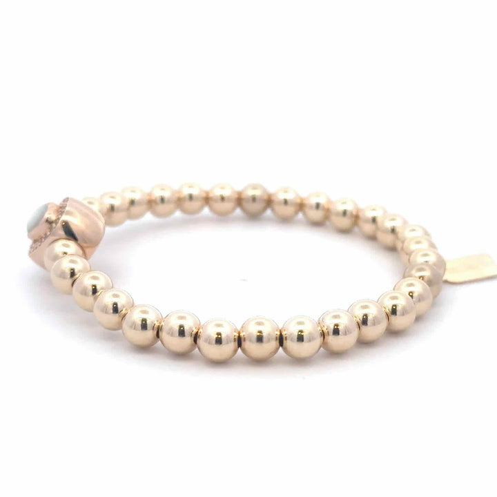 pscallme armband charly heart cc pearl gold