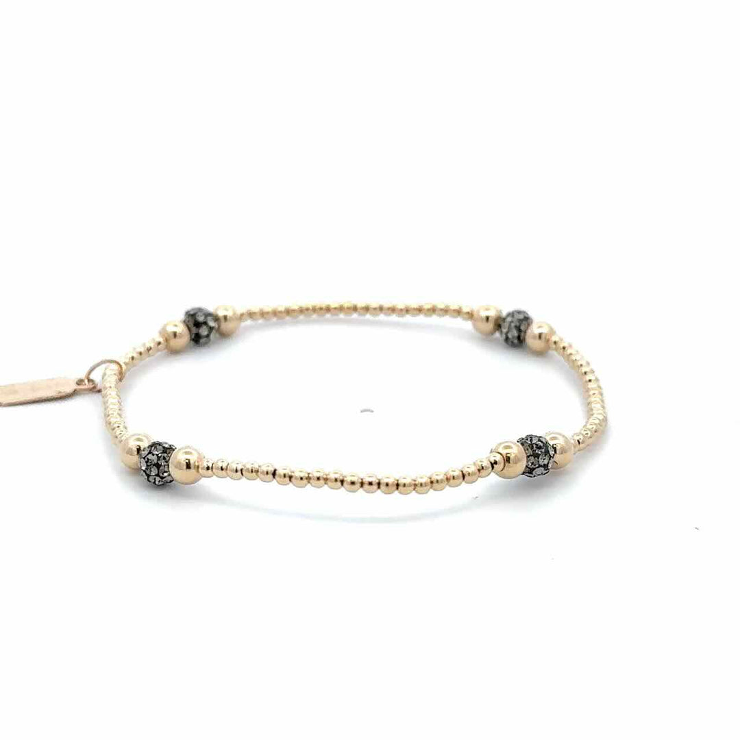 pscallme armband dot four 2mm grey gold
