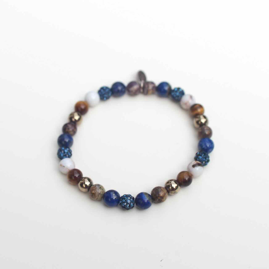 karma armband elastic blue xs