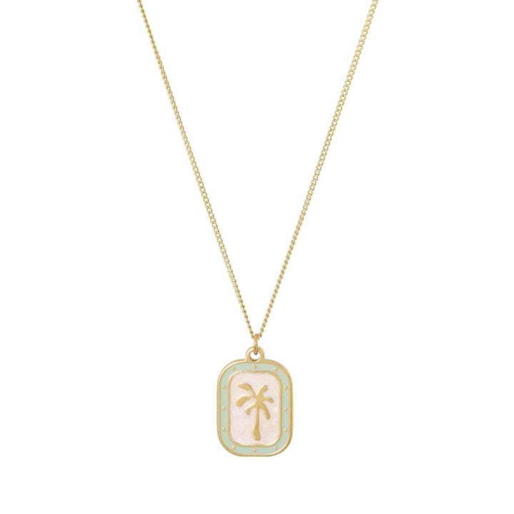 Ellen Beekmans ketting met palm hanger