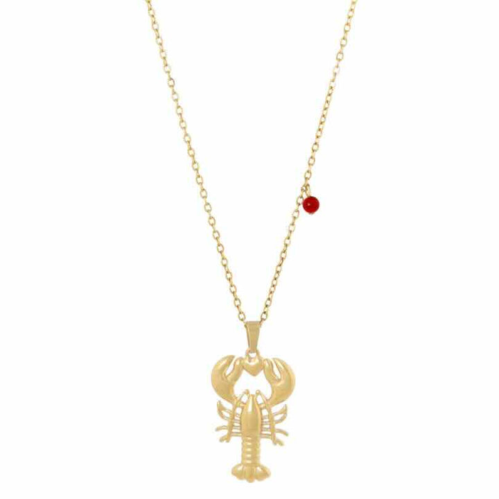 ellen beekmans ketting met kreeft hanger