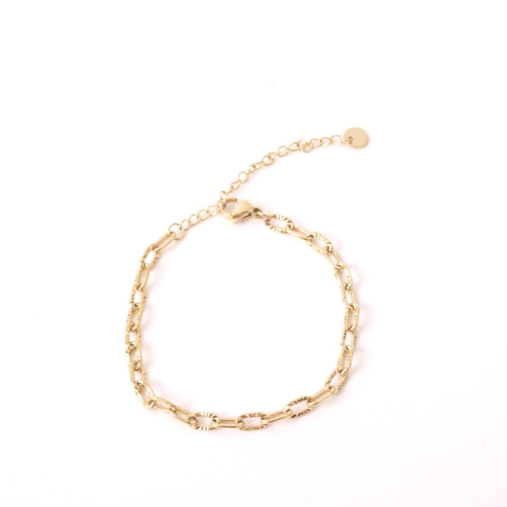 armband schakel (gold/silver)