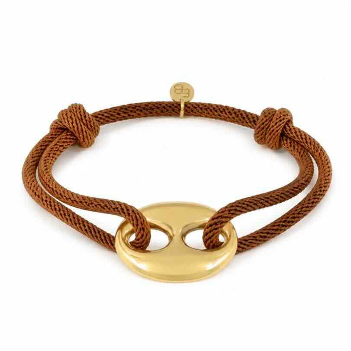 Ellen Beekmans armband opengewerkte bedel camel