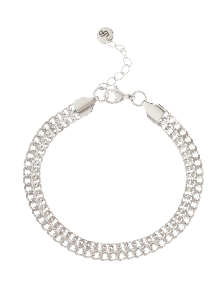 Ellen Beekmans armband met platroon zilver