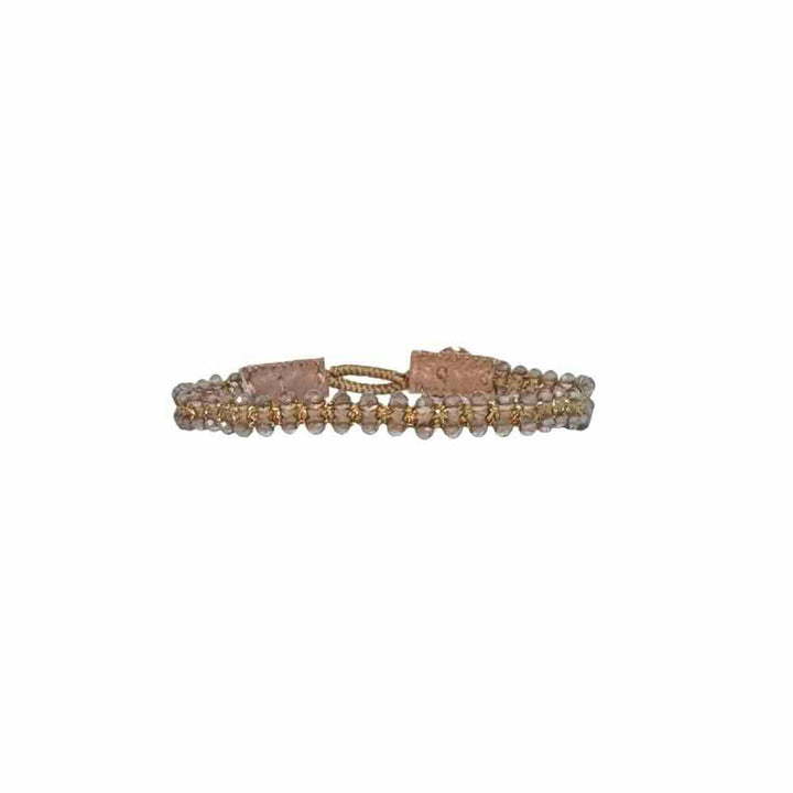 ibu jewels armband cap pure smokey quartz