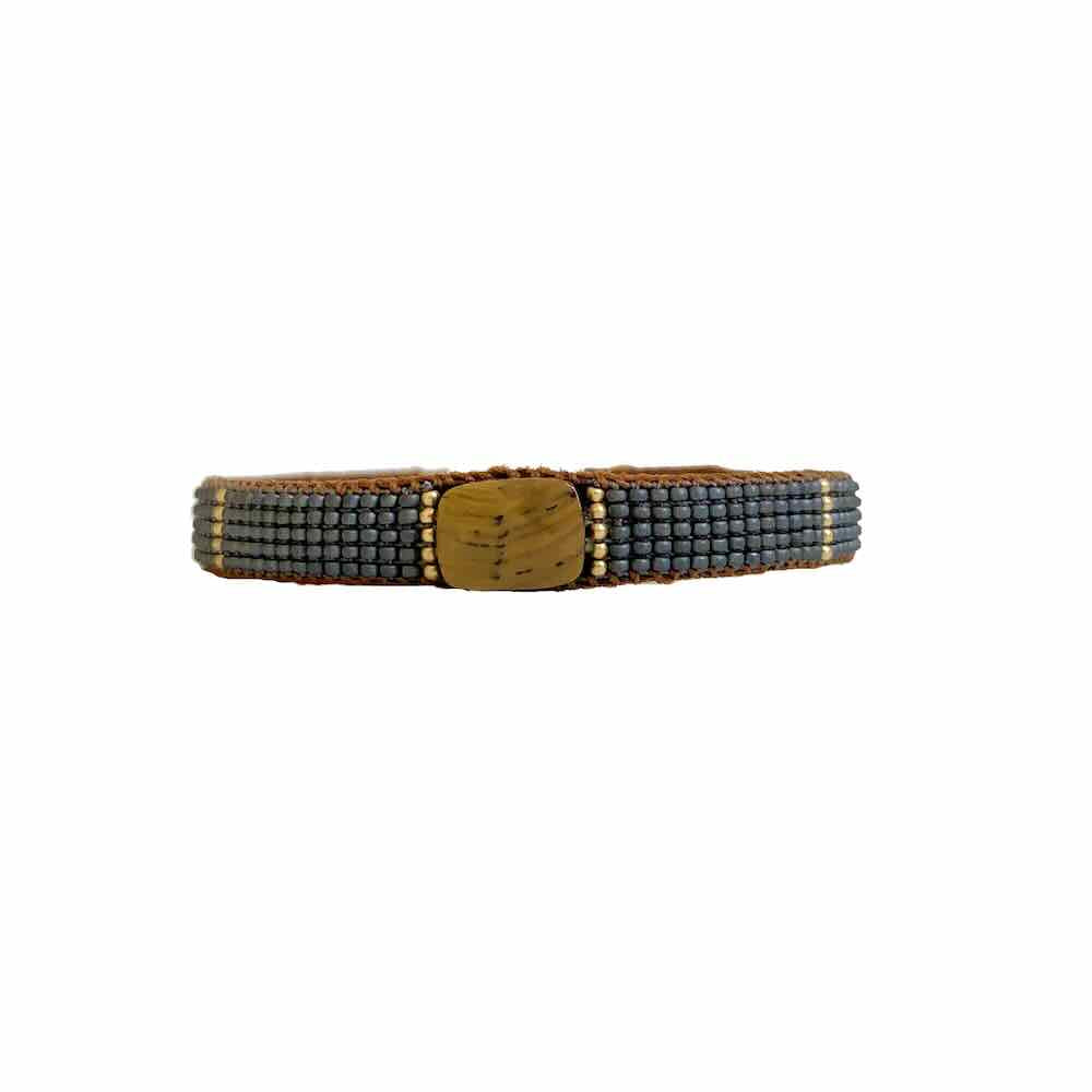 ibu jewels armband ted gunmetal