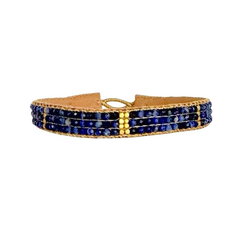 ibu jewels armband nina blue sodalite