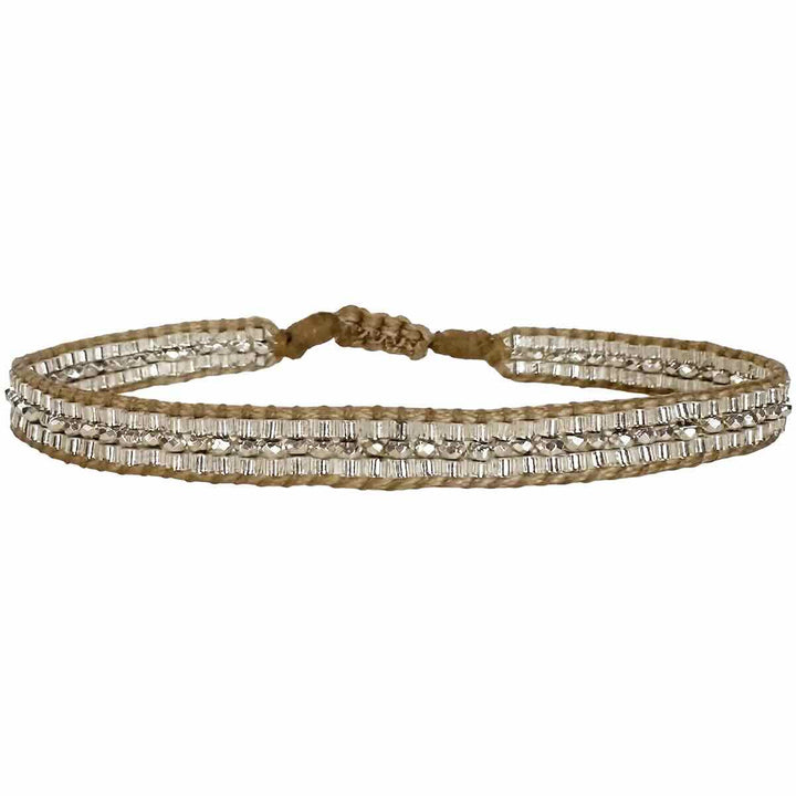 leju armband beads silver