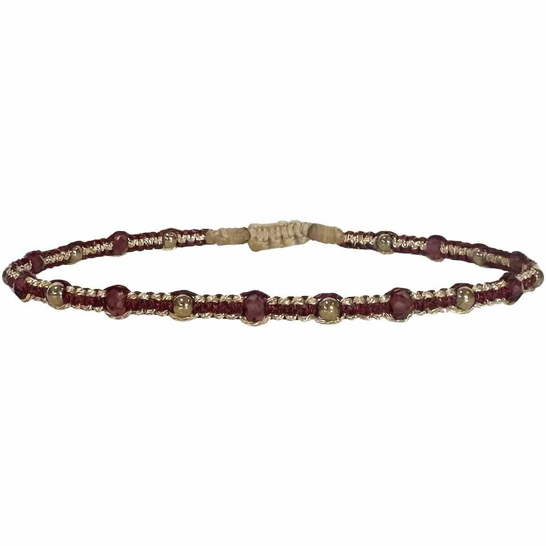 leju armband stonesand aubergine
