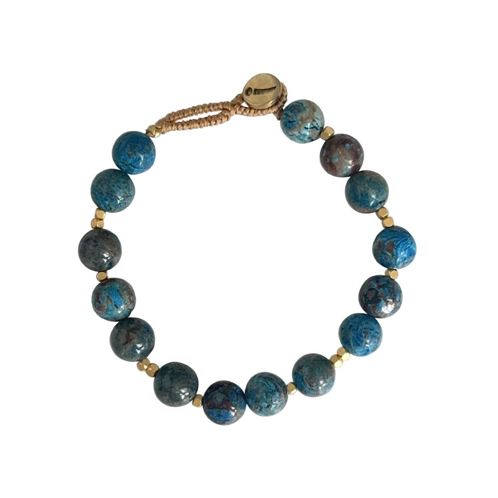 ibu jewels armband big bo azurite