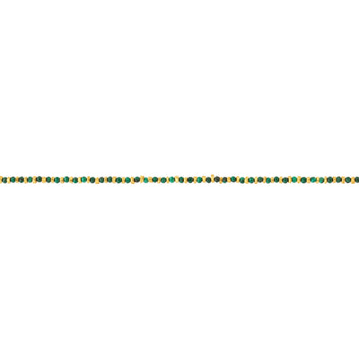 une a une armband jaipur malachite
