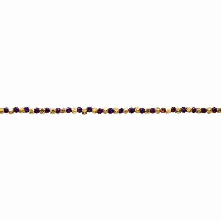 Une A une armband Jaipur Hematite violet