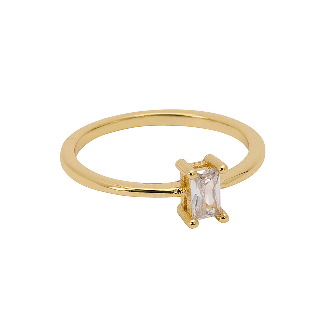 Une a Une ring Tini Blanche