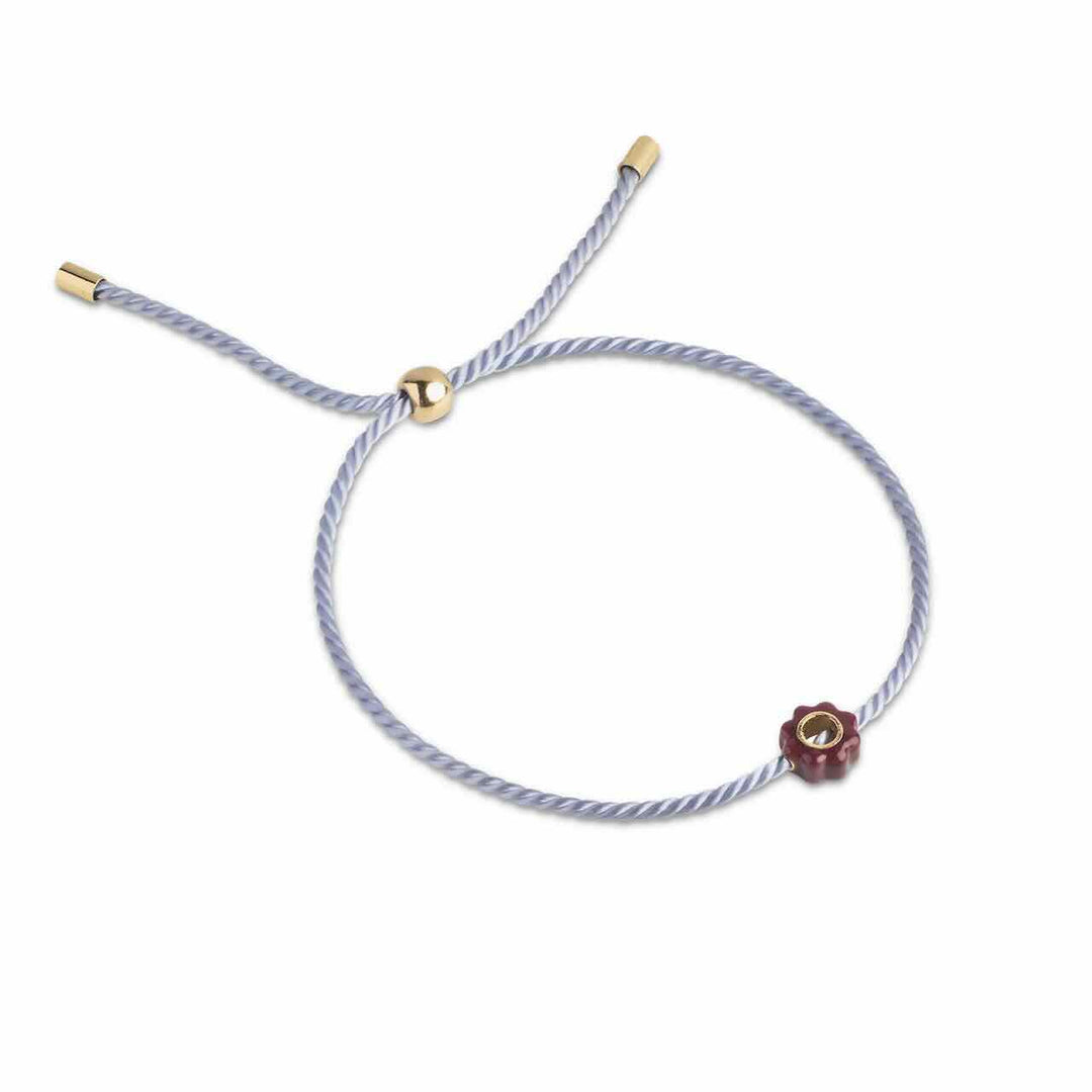 enamel armband tokens steel blue/bordeaux