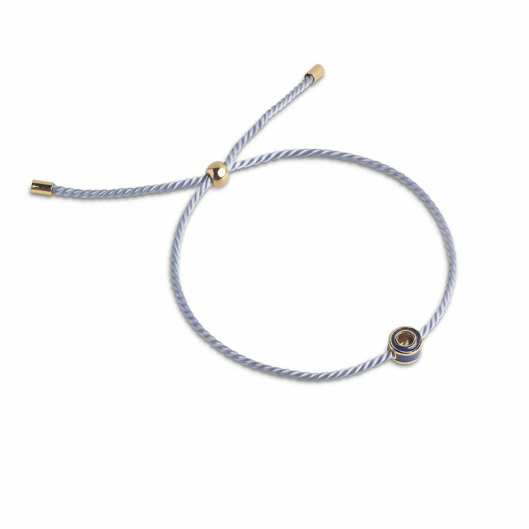 enamel armband tokens steel blue/navy blue