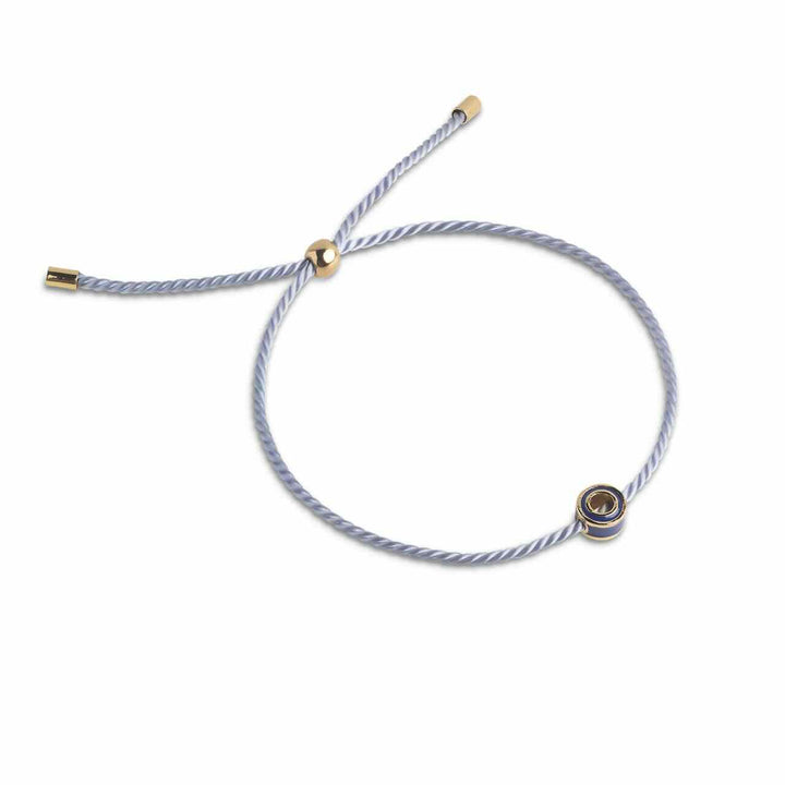enamel armband tokens steel blue/navy blue