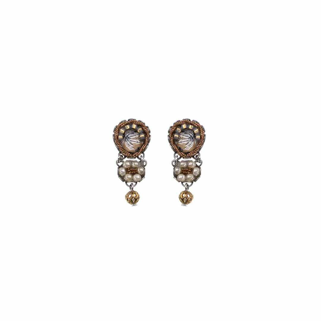ayala bar oorbellen drops of gold set delicate zen