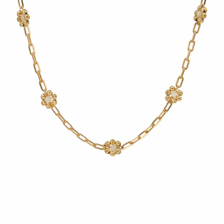 une a une ketting bloom opal
