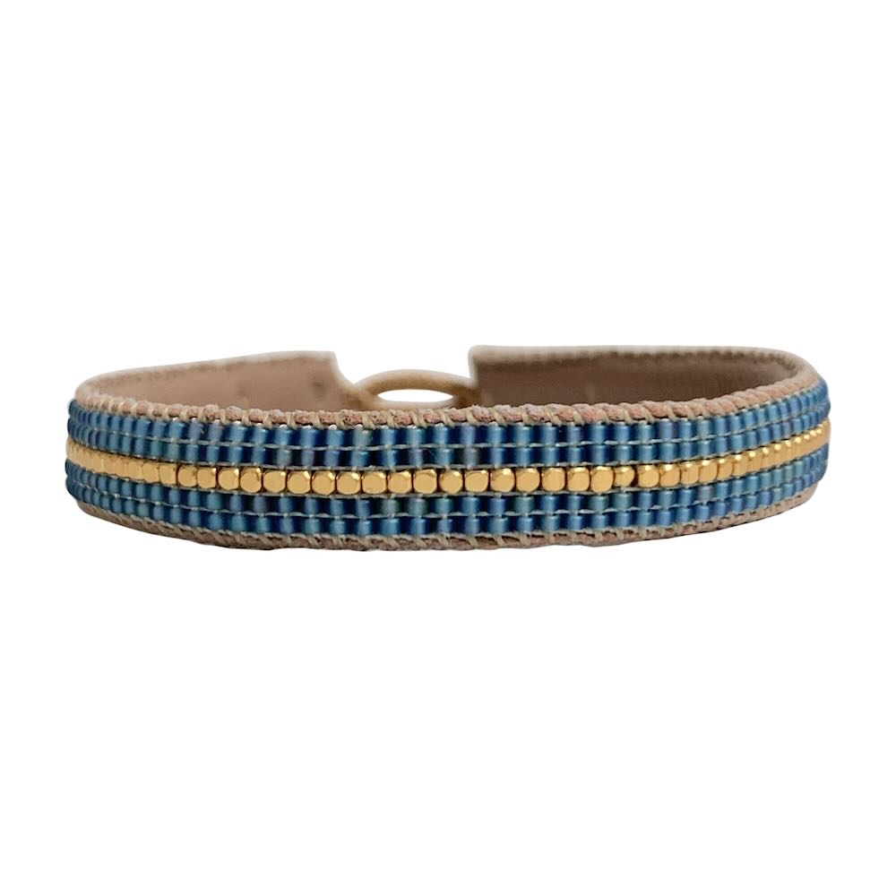 ibu jewels armband the stripe baby blue