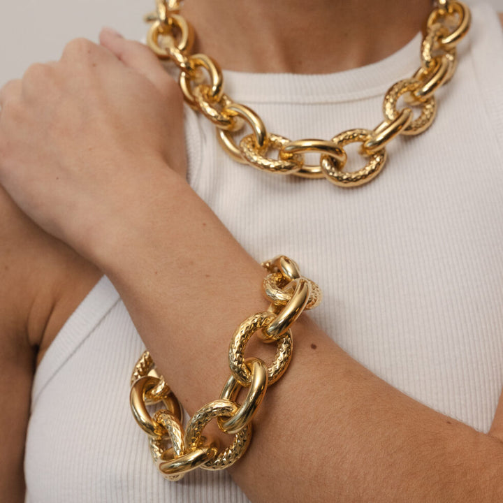 souvenirs de pomme armband amalia chain gold
