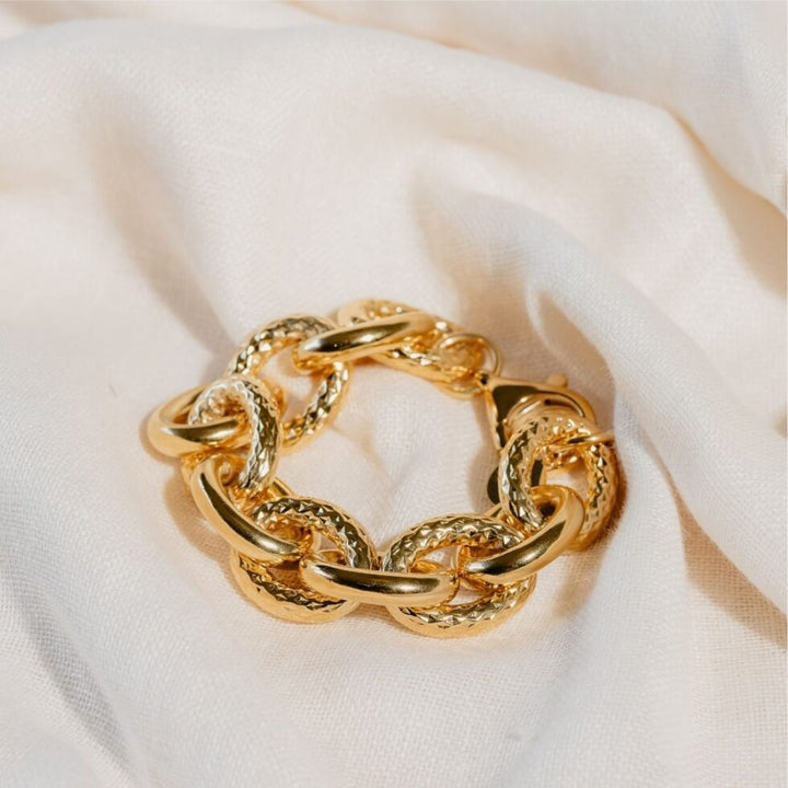 souvenirs de pomme armband amalia chain gold