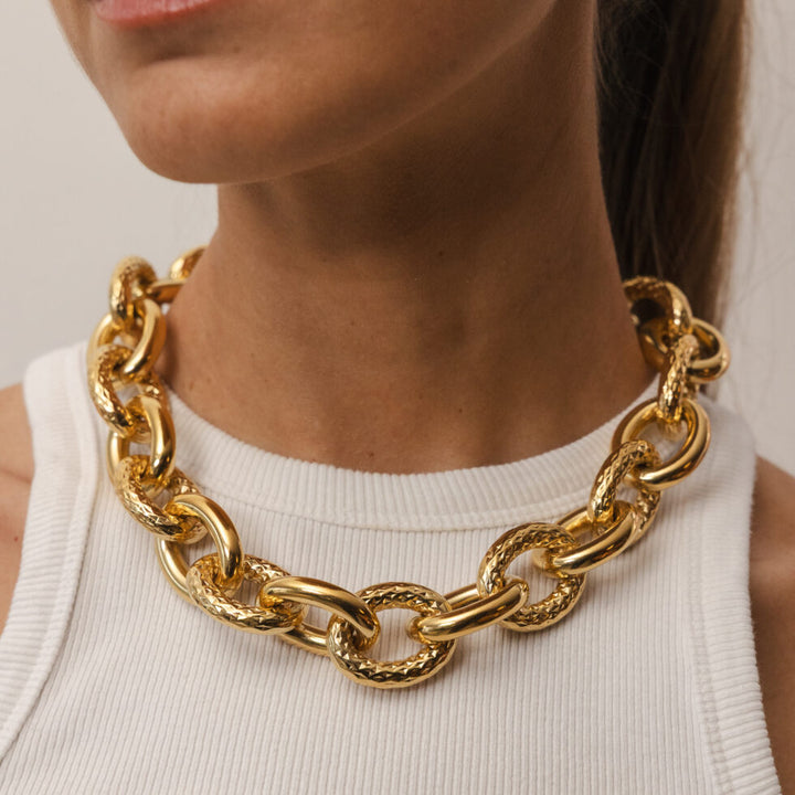souvenirs de pomme ketting amalia chain gold