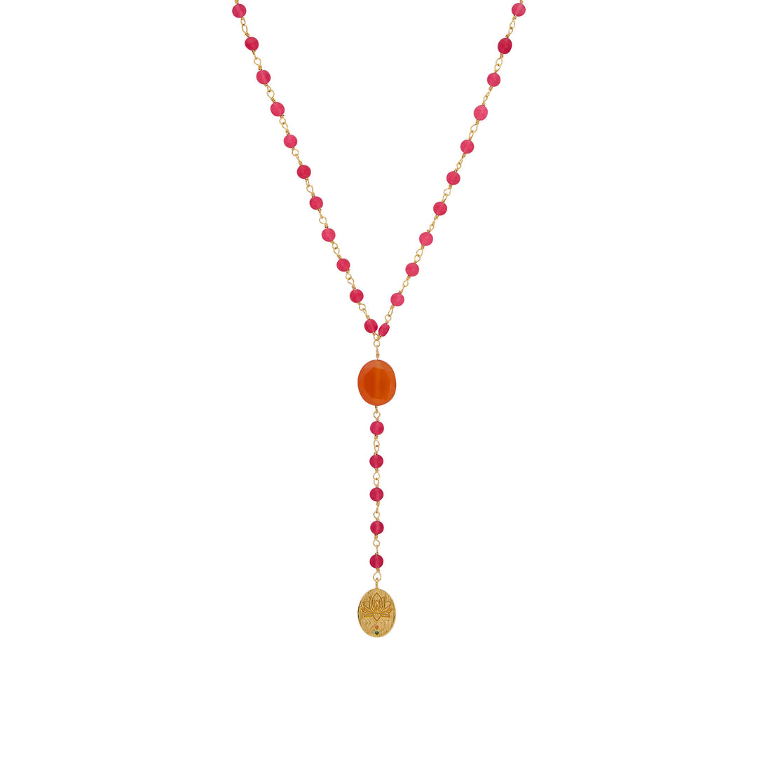 Une a Une ketting inde alwar rose