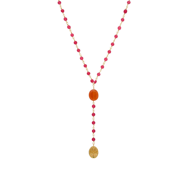 Une a Une ketting inde alwar rose