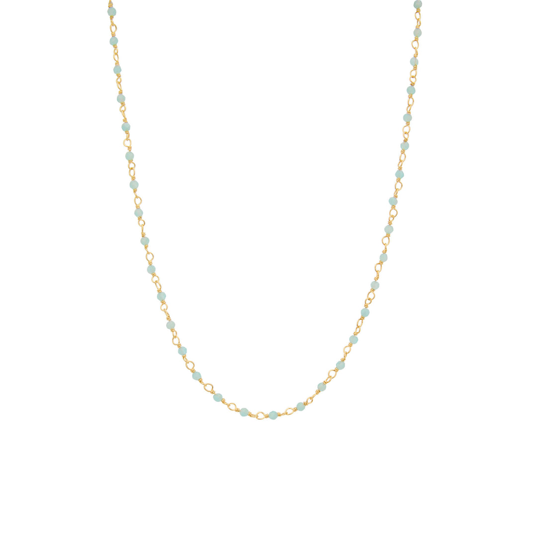 une a une ketting inde amazonite