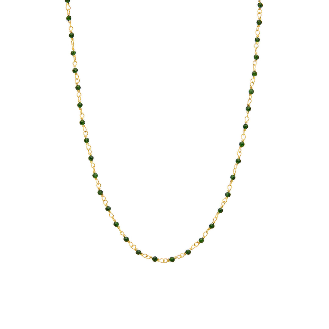 une a une ketting inde emerald