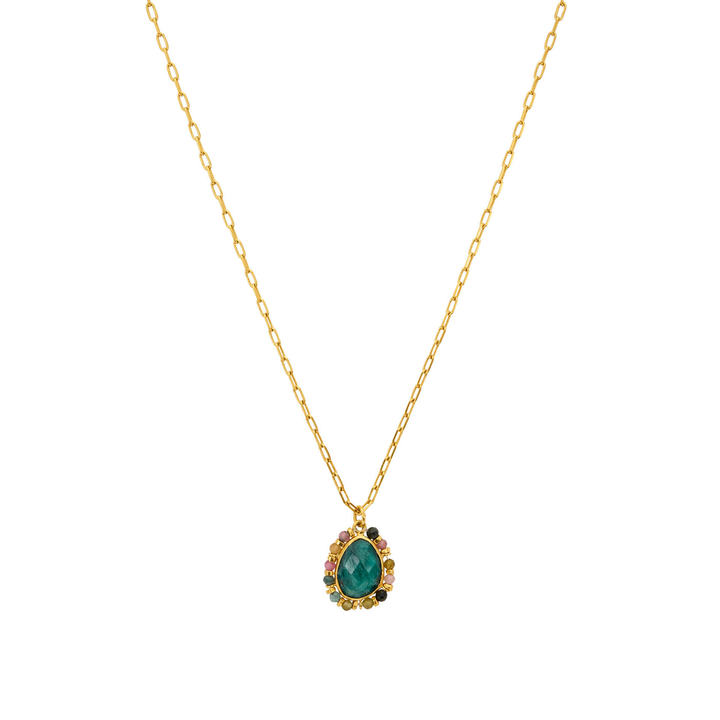 une a une ketting jaipur blossom emerald