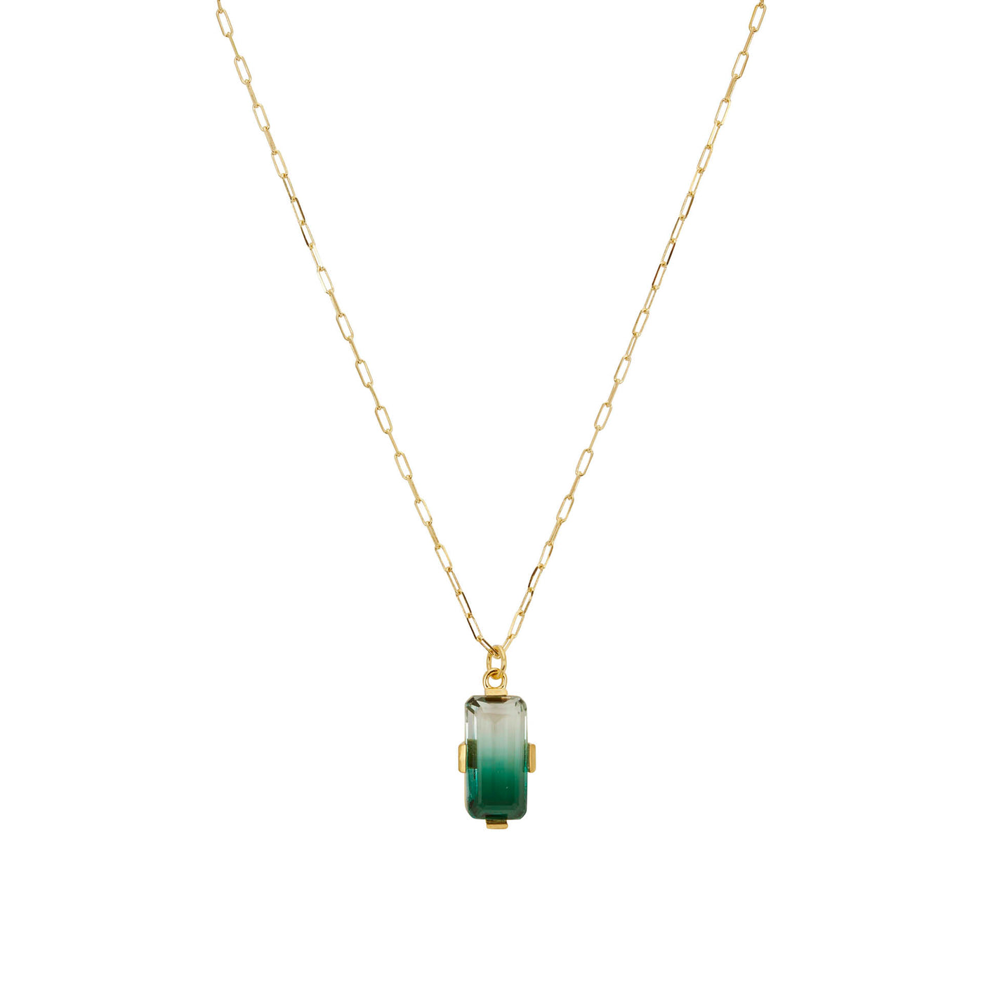une a une ketting rainbow green