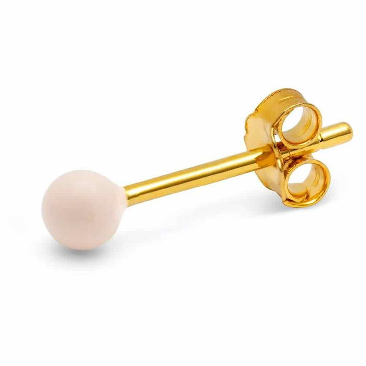 lulu copenhagen oorbellen color ball dusty peach (1stuk)