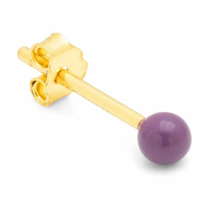 lulu copenhagen oorbel color ball purple harvest (1stuk)