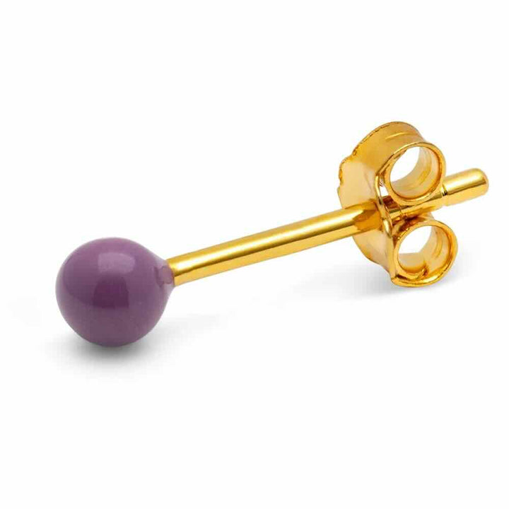 lulu copenhagen oorbel color ball purple harvest (1stuk)