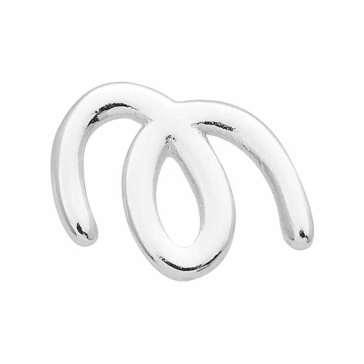 lulu copenhagen oorbel doodle silver (1stuk)