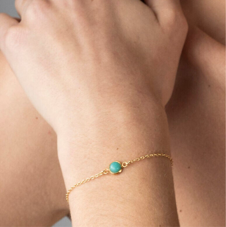 Ellen Beekmans armband gemstone turquoise
