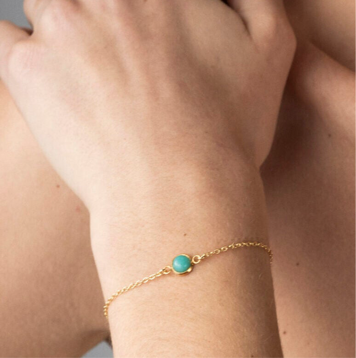 Ellen Beekmans armband gemstone turquoise