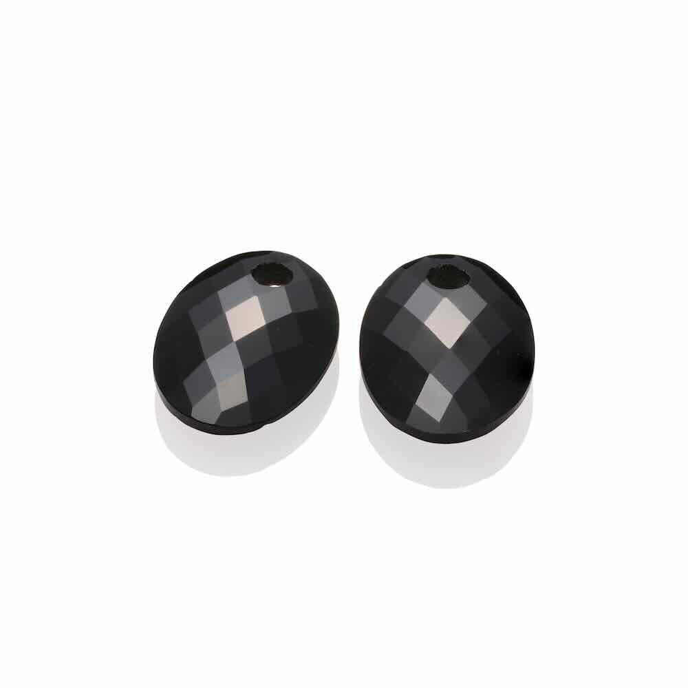 sparkling jewels hangers medium round oval zwart